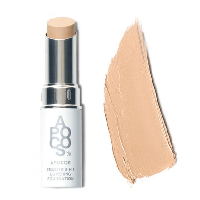 アポコス APスムース&フィットカバーリングファンデ ライトベージュのイメージ画像