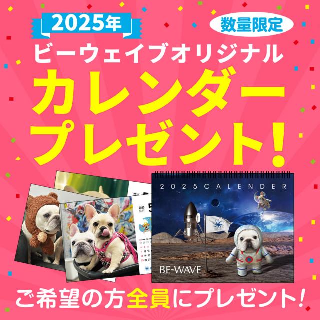 【無料】BE-WAVEオリジナルカレンダー『アレカレ2025』のイメージ画像